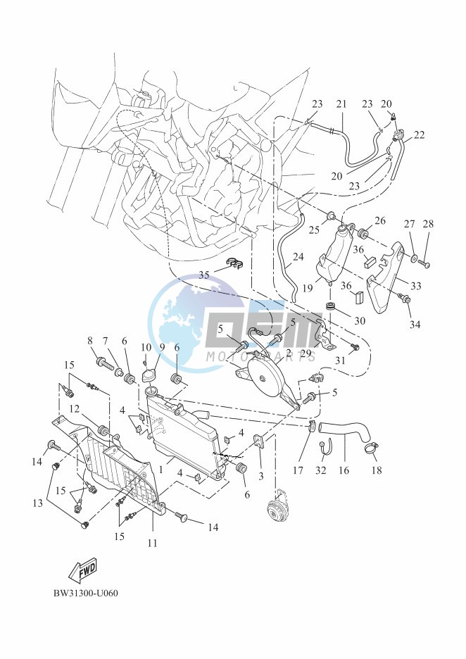 RADIATOR & HOSE