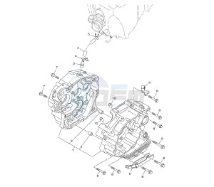 YBR 125 drawing CRANKCASE