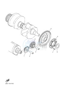 VMX17 VMAX17 1700 (2CE9 2CEA 2CEB) drawing STARTER CLUTCH