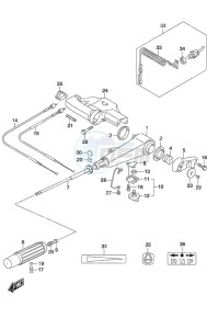 DF 20A drawing Tiller Handle