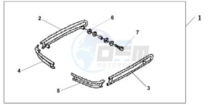 GL18009 E / MKH drawing SADDLEBAG GUARD P