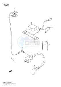 RM85 (P03) drawing CDI UNIT - IGNITION COIL