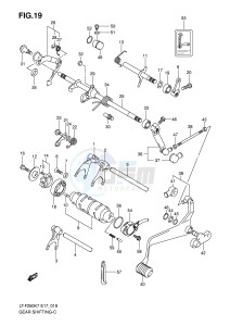 LT-F250 (E17) drawing GEAR SHIFTING (E17,E24)