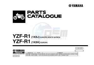 YZF-R1 998 R1 (1KBJ 1KBK) drawing .1-Front-Page