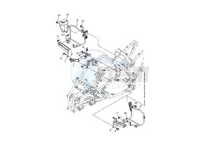 ATV 660 drawing STAND, FOOTREST