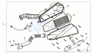 CELLO 50 45KMH drawing AIRFILTER