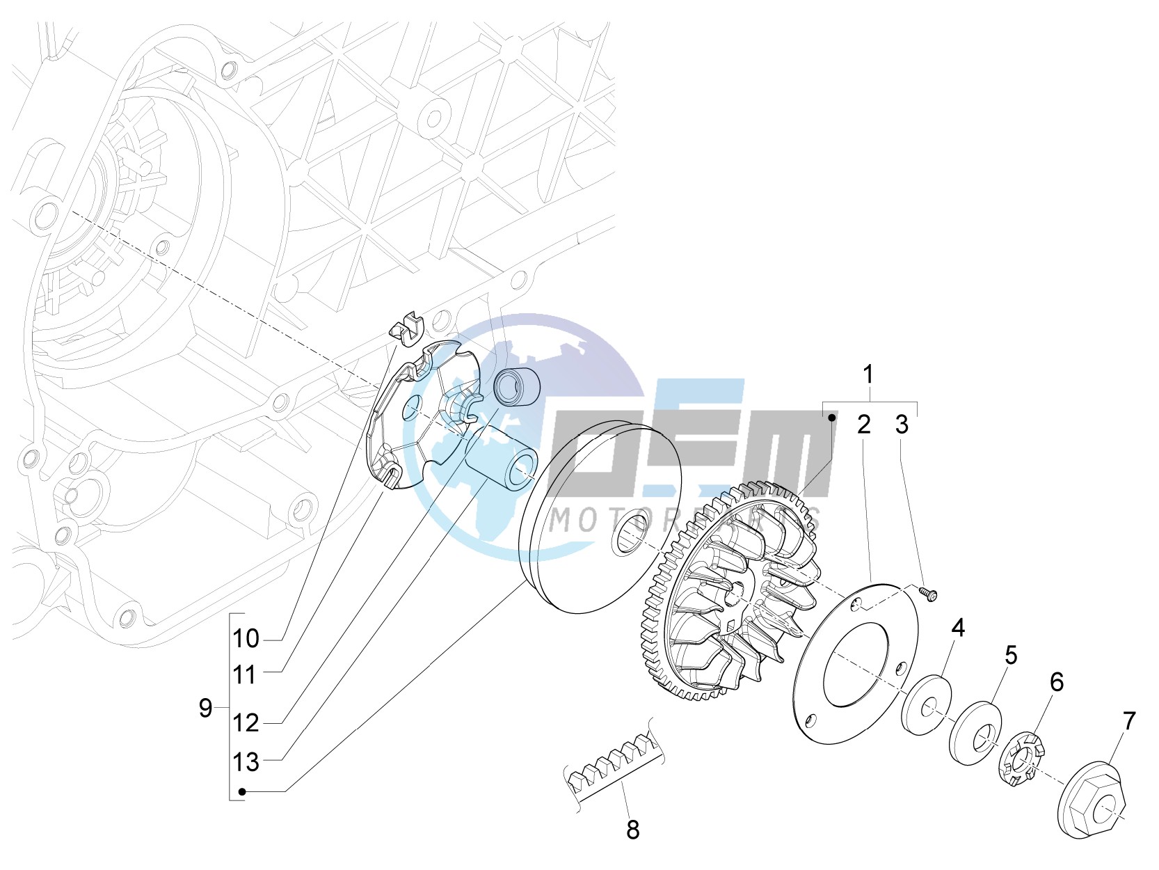 Driving pulley