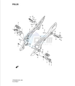 SFV650/A drawing FOOTREST