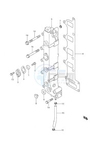 DF 60 drawing Exhaust Manifold