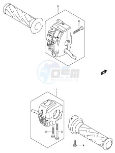 AN650 (E2) Burgman drawing HANDLE SWITCH (AN650AK5)