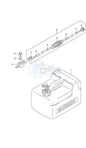 DF 9.9B drawing Fuel Tank