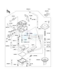 KLX 300 A [KLX300R] (A7-A9) [KLX300R] drawing CARBURETOR