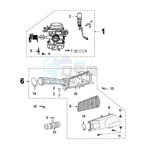 VCLIC EV drawing CARBURETTOR