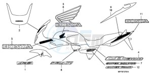 CB1300SA9 KO / ABS BCT TY2 drawing MARK (CB1300S/CB1300SA)