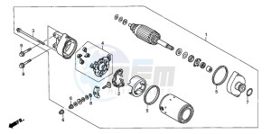 XL1000VA drawing STARTING MOTOR