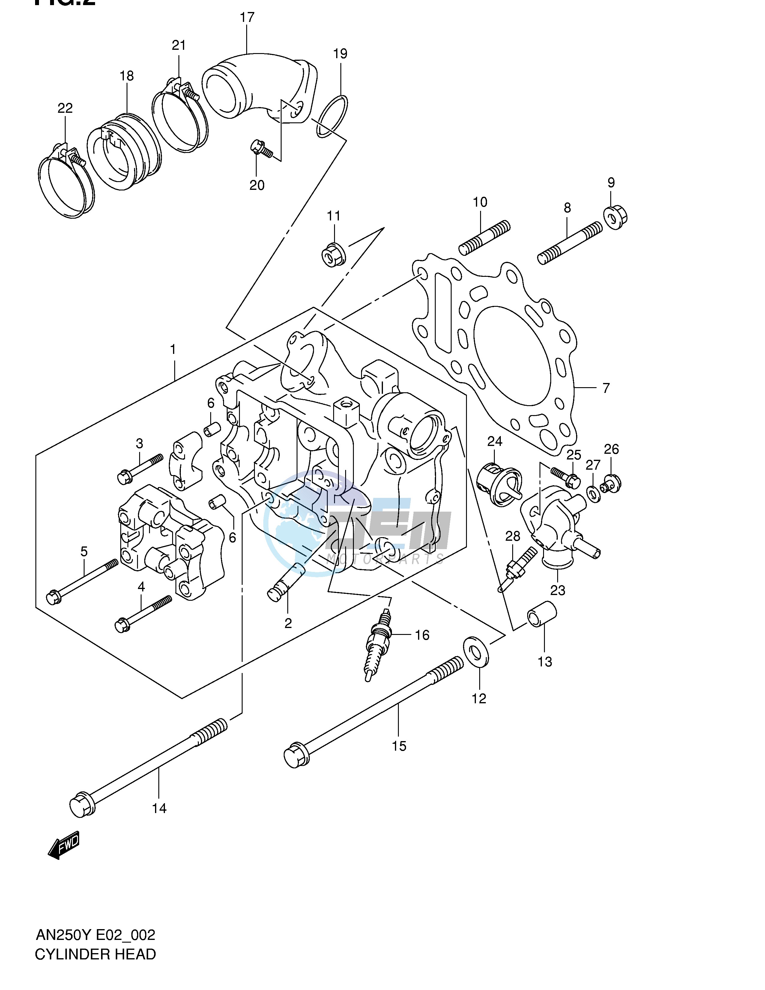 CYLINDER HEAD (MODEL W X Y)