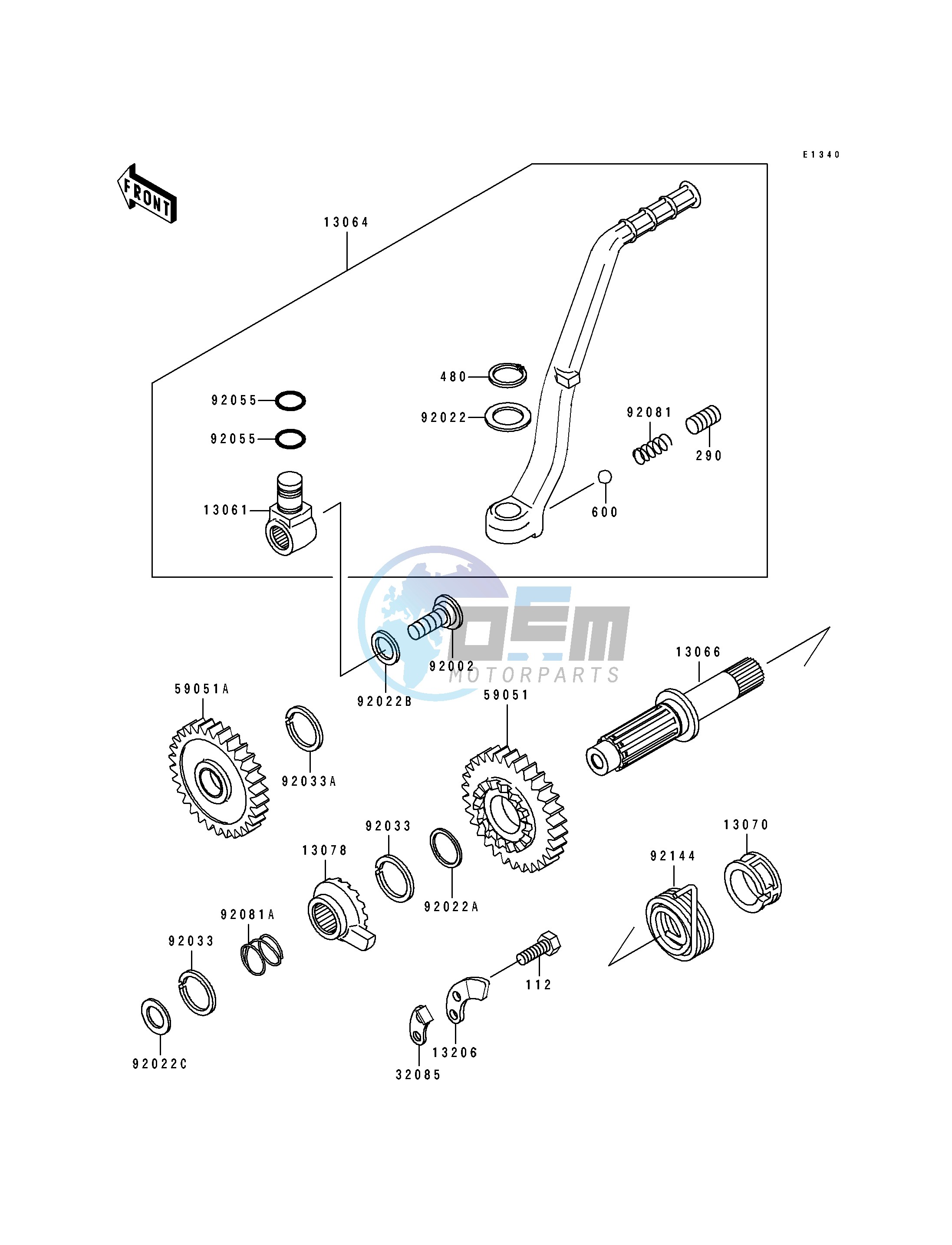 KICKSTARTER MECHANISM