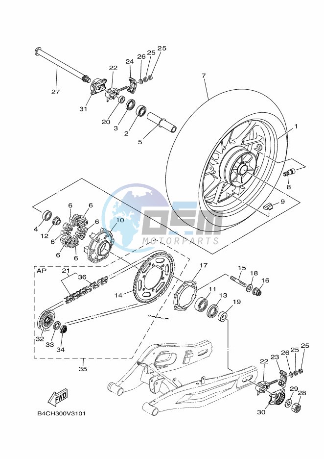 REAR WHEEL