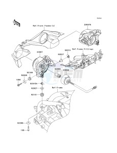 KSF 450 B [KFX450R MONSTER ENERGY] (B8F-B9FB) B9FB drawing HEADLIGHT-- S- -