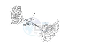 VARIANT SPORT - 125 CC VTHSG000 4T E3 drawing CRANKSHAFT