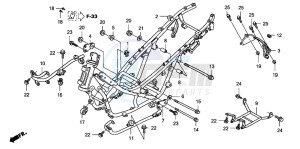 FJS400D SILVER WING drawing FRAME BODY