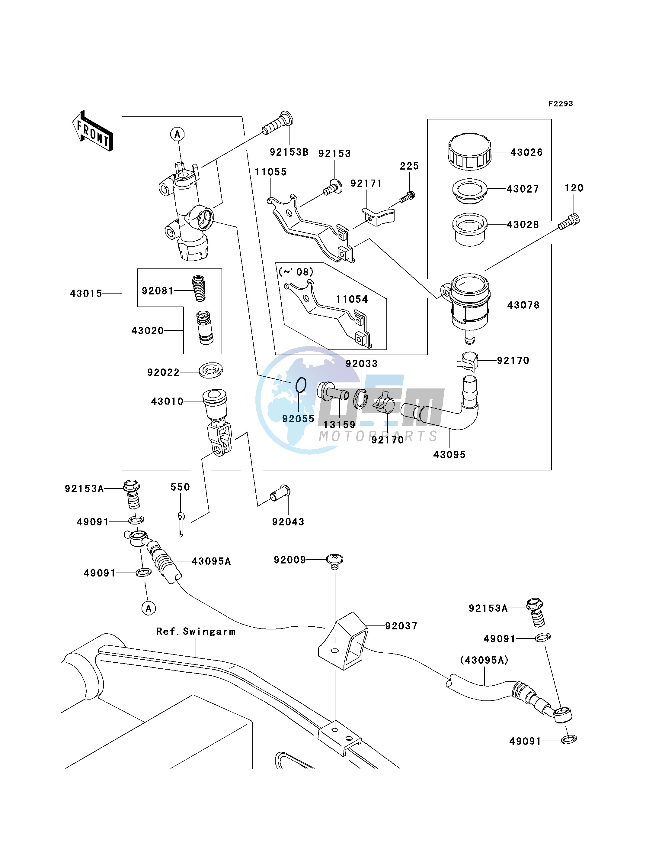 REAR MASTER CYLINDER