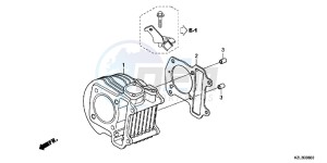 NSC110E Vision 110 - NSC110E UK - (E) drawing CYLINDER