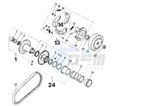 SV GEO - 50 cc drawing CLUTCH