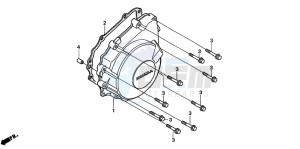 CBF600SA drawing GENERATOR COVER