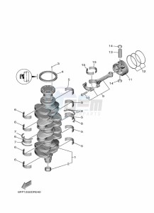 F90D drawing CRANKSHAFT--PISTON