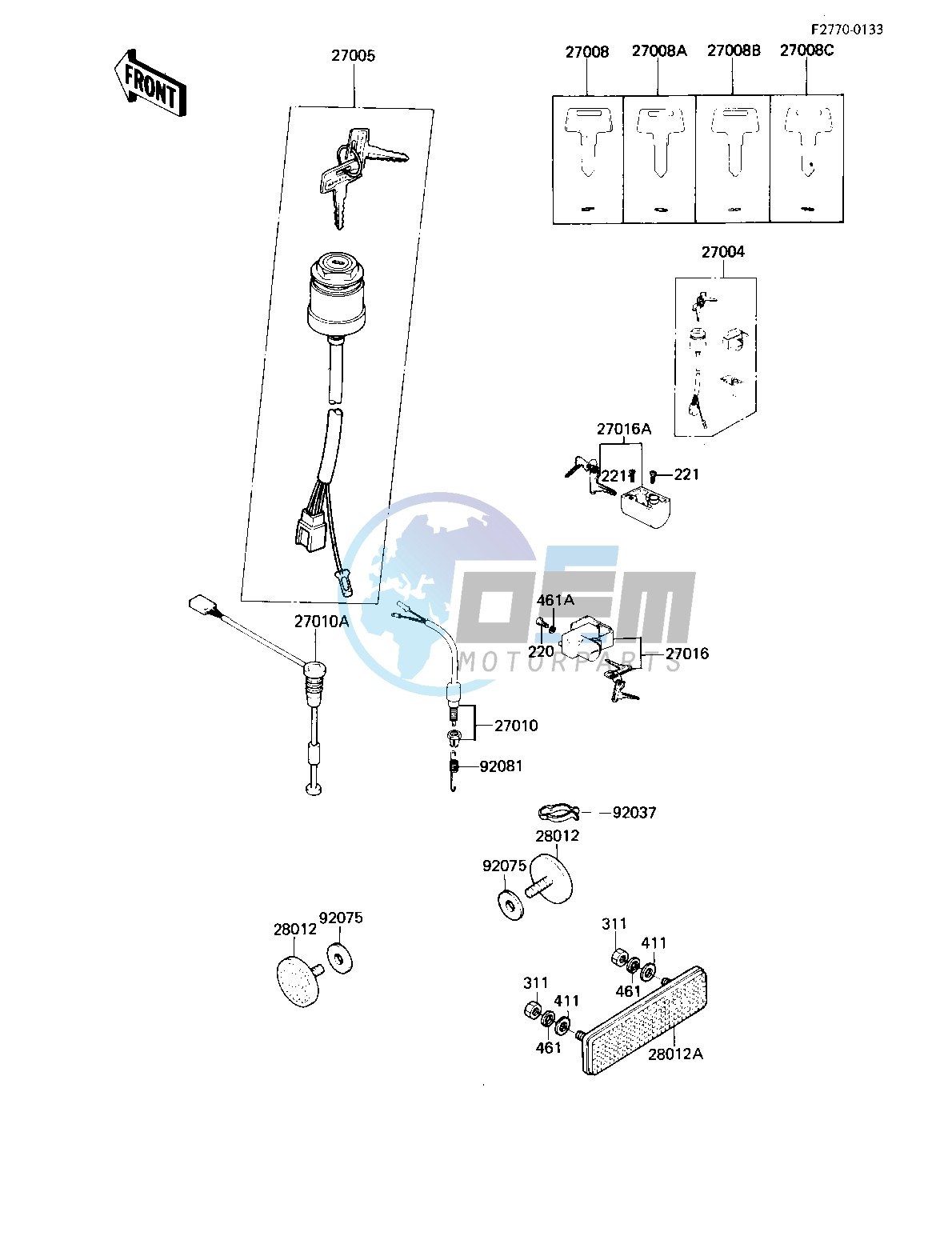 IGNITION SWITCH_LOCKS_REFLECTORS