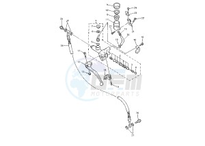 YZF R7 OW02 750 drawing CLUTCH MASTER CYLINDER