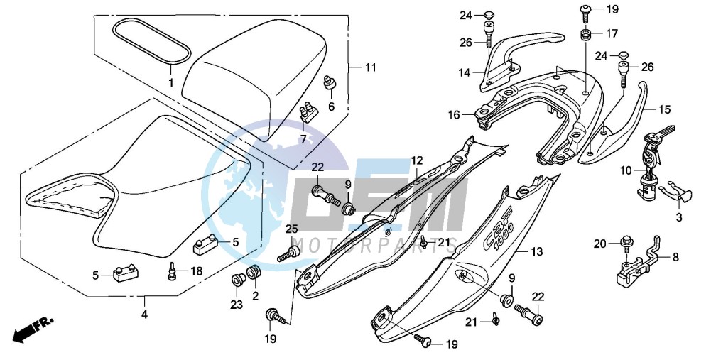 SEAT/SEAT COWL