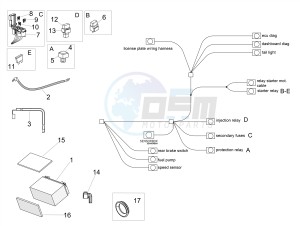 TUONO 1100 V4 FACTORY E4 ABS (EMEA, LATAM) drawing Electrical system II