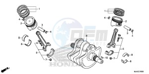 VT750C2BE Shadow - VT750C2B-E UK - (E) drawing CRANKSHAFT