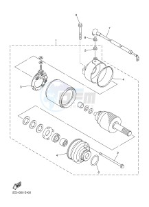 XJ6S 600 DIVERSION (S-TYPE) (36C9) drawing STARTING MOTOR