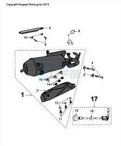 FIGHT 4 50 2T drawing EXHAUST SYSTEM