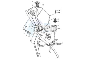 W8 FA 125 drawing FUEL TANK