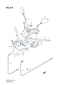 UH200 BURGMAN EU drawing HANDLEBAR (EXECUTIVE MODEL)