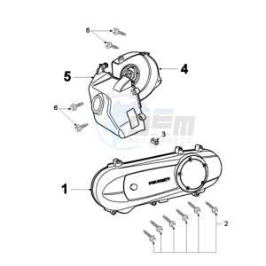 LUDIX 10 RBP2A drawing CRANKCASE COVER