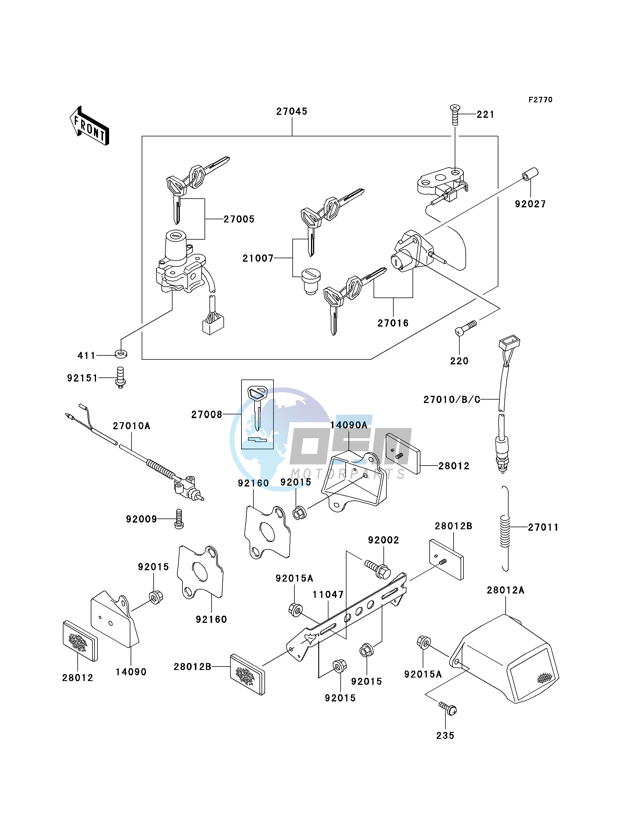 IGNITION SWITCH_LOCKS_REFLECTORS