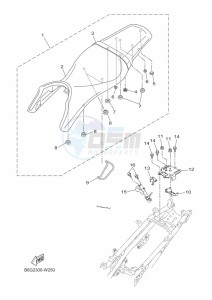 MT-125 MTN125-A (B6G1) drawing SEAT