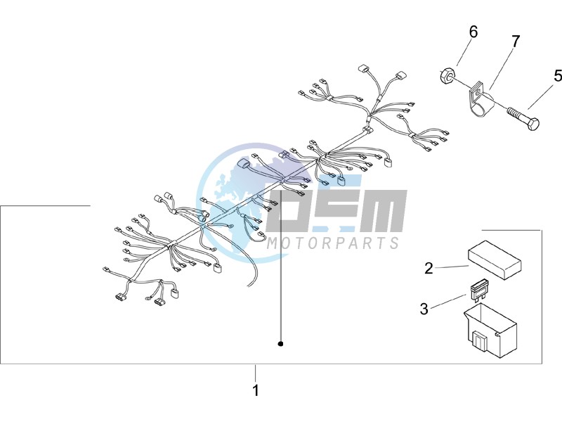 Main cable harness