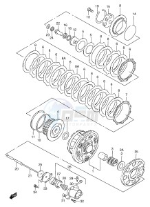 GSF1200 (E2) Bandit drawing CLUTCH