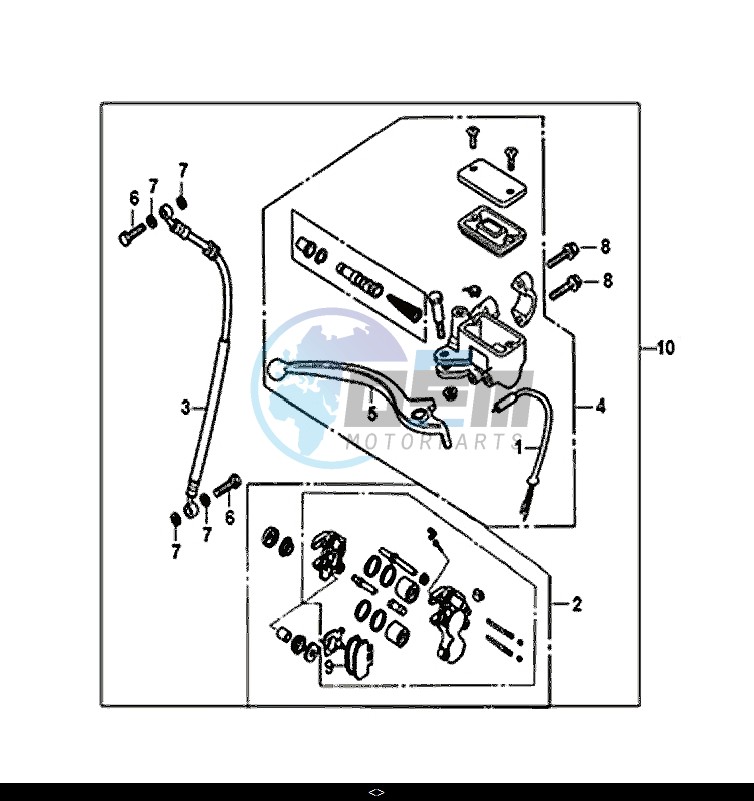 FRONT BRAKE MASTER CYLINDER