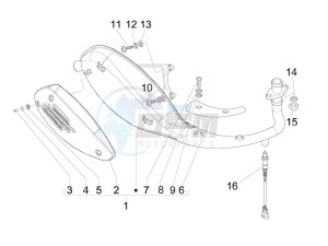 S 125 4T (Euro 3) UK drawing Silencer