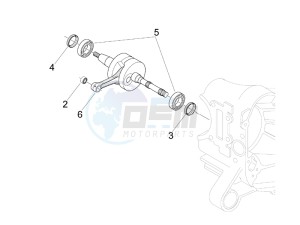 LX 50 2T 25 Kmh NL drawing Crankshaft