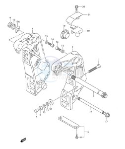 DF 90 drawing Clamp Bracket