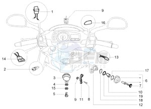 NRG 50 power DD drawing Switch - horn