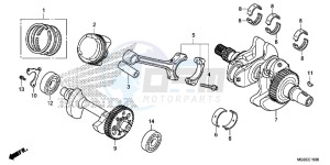 NC700SDC drawing CRANKSHAFT/ PI STON